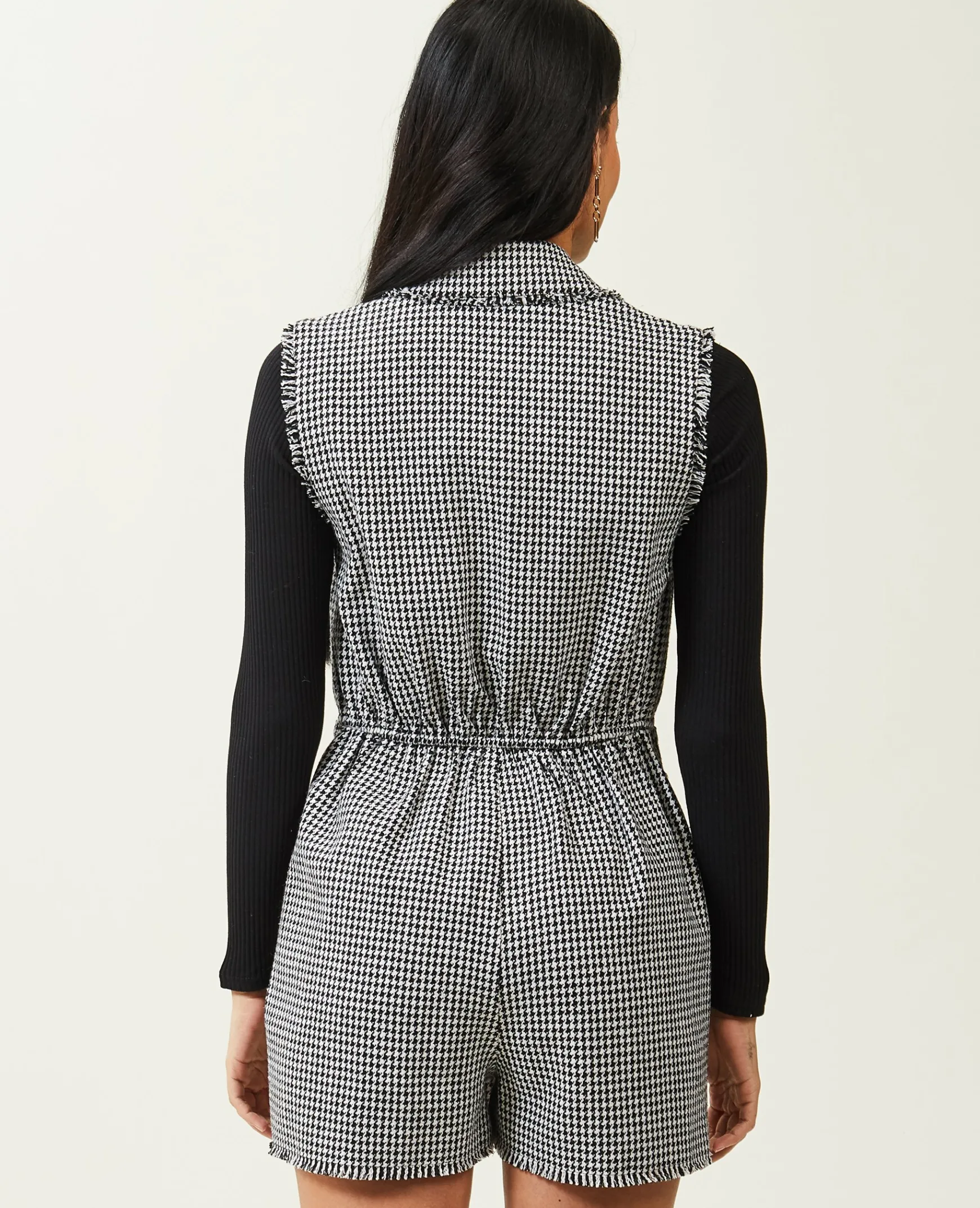 Pimkie Short|Combinaison Et Salopette^Combishort Sans Manches En Tweed -