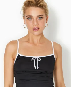 Pimkie Toute La Collection|T-Shirt Et Top^Débardeur à Bretelles Fines Et Nœuds Contrastés -