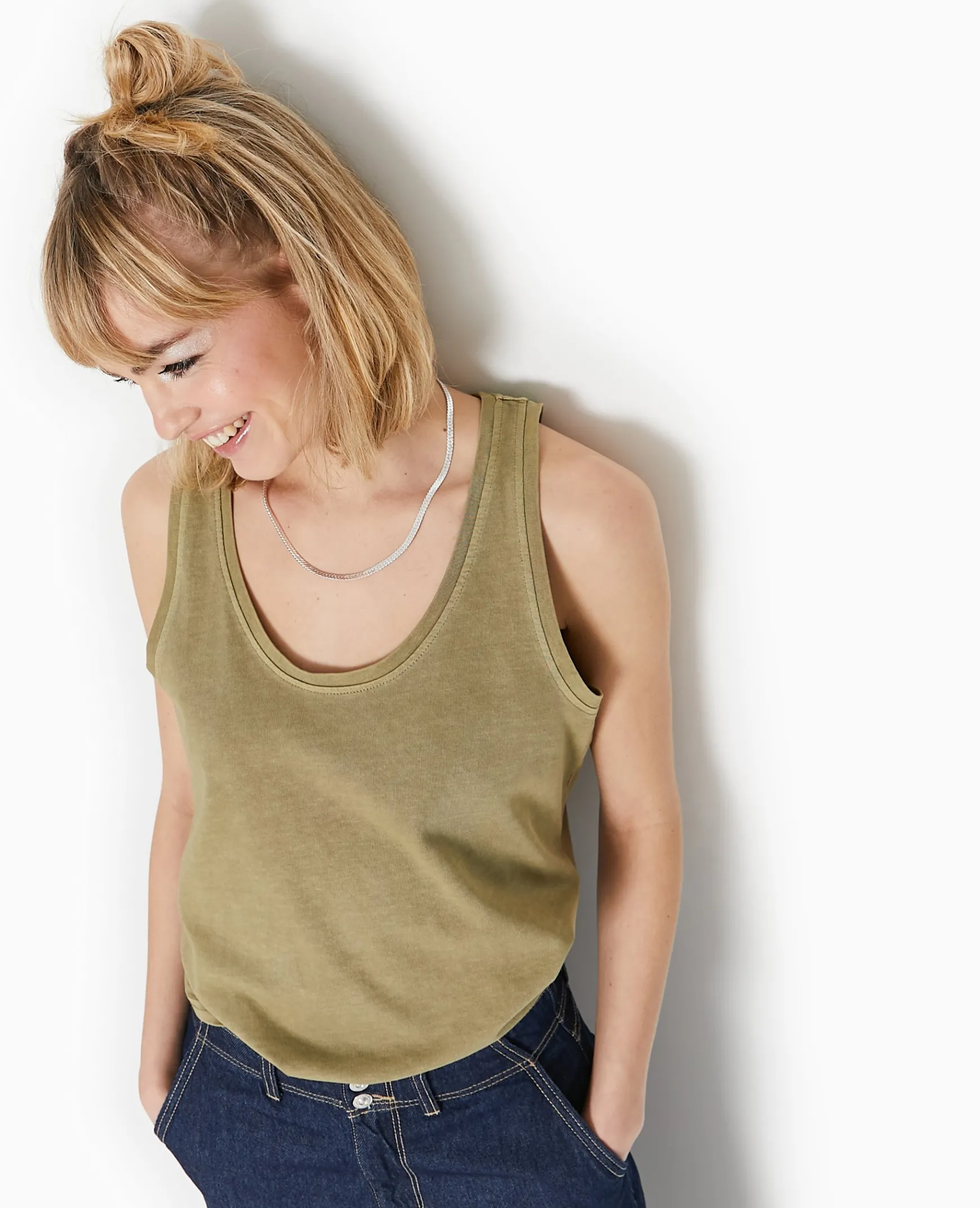 Pimkie T-Shirt Et Top^Débardeur Ample Avec Effet Acid Wash -