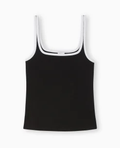 Pimkie Toute La Collection|T-Shirt Et Top^Débardeur Avec Bords Contrastés -