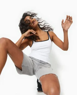 Pimkie Toute La Collection|T-Shirt Et Top^Débardeur Avec Bords Contrastés -