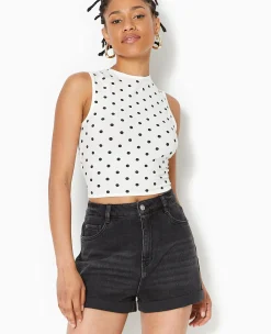 Pimkie T-Shirt Et Top^Débardeur Avec Cut-out Dos Motif Pois -
