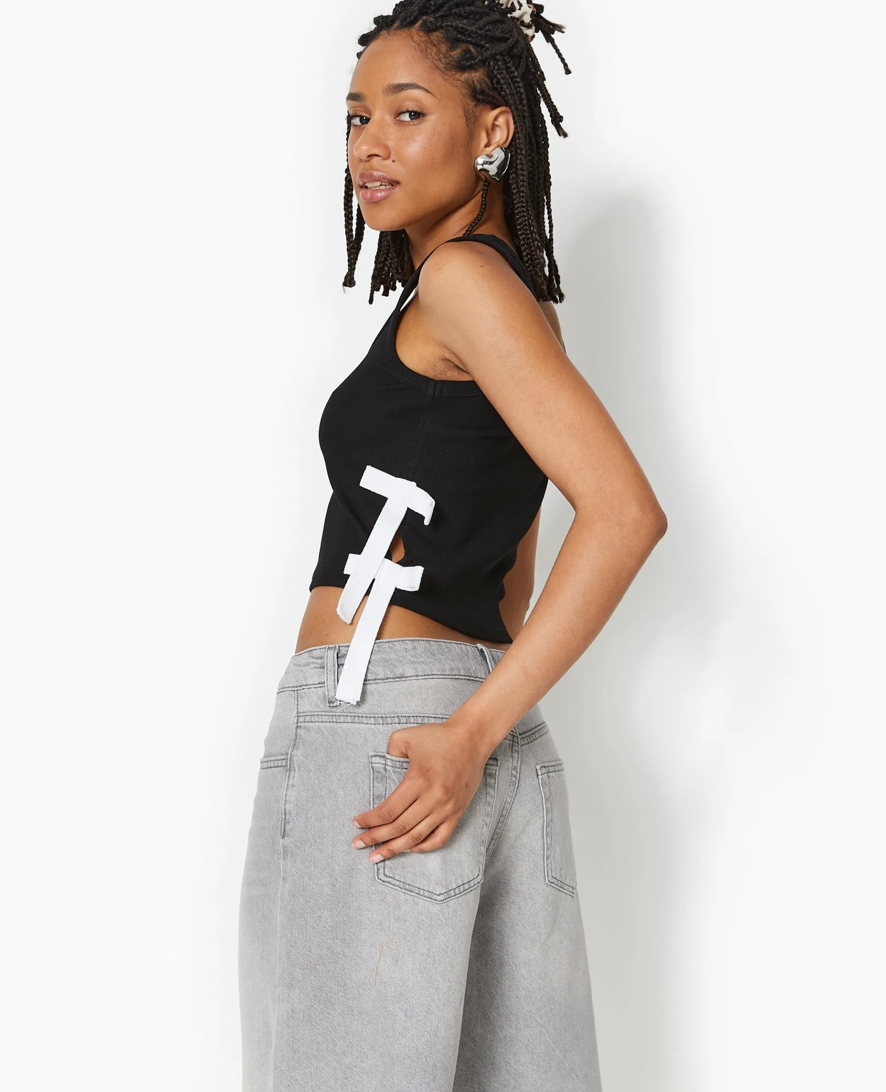 Pimkie T-Shirt Et Top^Débardeur Avec Nœuds Contrastés -