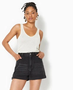 Pimkie T-Shirt Et Top^Débardeur Col V En Maille Rustique -