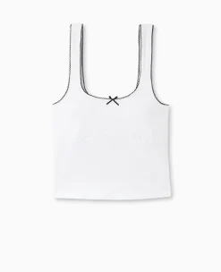 Pimkie Toute La Collection|T-Shirt Et Top^Débardeur Court Avec Nœud -