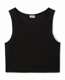 Pimkie Pimkie Positive|T-Shirt Et Top^Débardeur Court En Maille Côtelée -