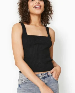 Pimkie Pull Et Gilet|T-Shirt Et Top^Débardeur Court En Maille Côtelée -