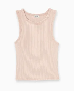 Pimkie T-Shirt Et Top^Débardeur Court En Maille Côtelée Acid Wash -