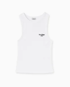 Pimkie T-Shirt Et Top|Pimkie Positive^Débardeur Court En Maille Côtelée Avec Broderie -