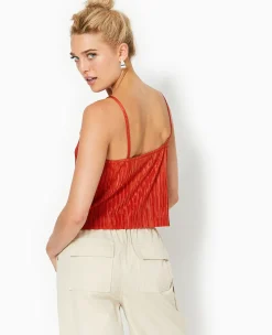 Pimkie T-Shirt Et Top^Débardeur Court En Tissu Plissé Avec Nœuds -