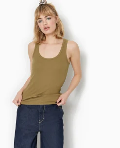 Pimkie Pimkie Positive|T-Shirt Et Top^Débardeur En Maille Côtelée -