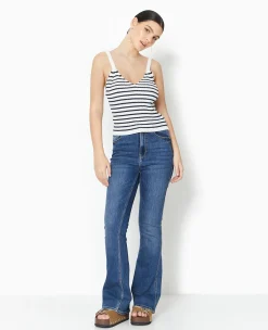 Pimkie Pull Et Gilet|T-Shirt Et Top^Débardeur En Maille Côtelée Rayée -
