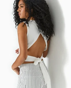 Pimkie T-Shirt Et Top^Débardeur En Maille Côtelée Avec Cut Out Dos -