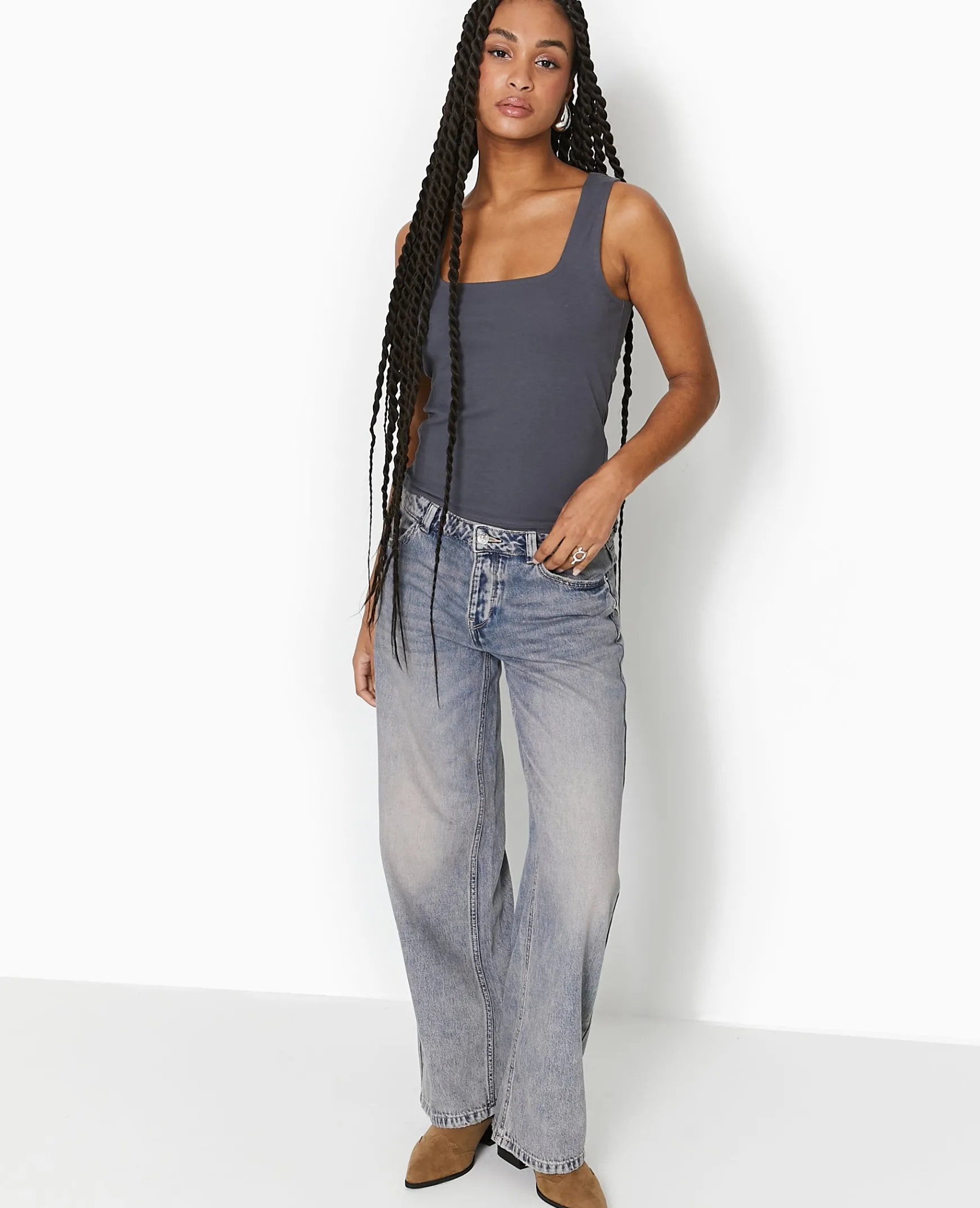 Pimkie T-Shirt Et Top^Débardeur Stretch Encolure Carrée -