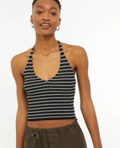 Pimkie Toute La Collection|Pull Et Gilet^Dos-nu En Maille Tricot Rayée -