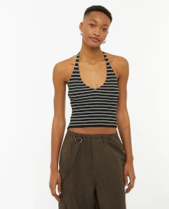 Pimkie Toute La Collection|Pull Et Gilet^Dos-nu En Maille Tricot Rayée -