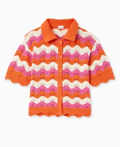Pimkie Toute La Collection|Pull Et Gilet^Gilet Avec Col En Maille Ajourée -