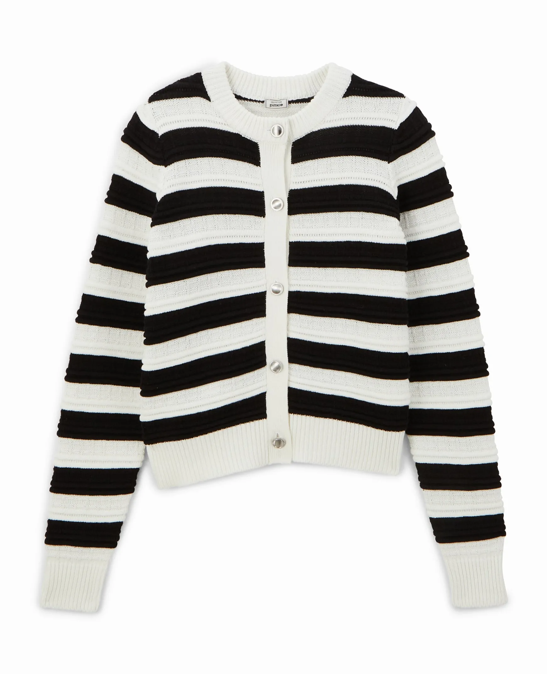 Pimkie Pull Et Gilet^Gilet Col Rond Maille Fantaisie -