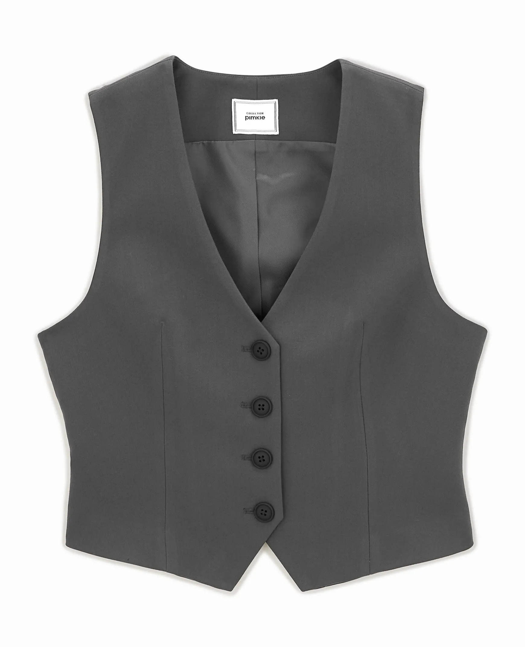 Pimkie Tailleur|Veste Et Blazer^Gilet De Barman Avec 4 Boutons -