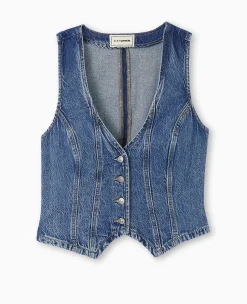 Pimkie Pimkie Positive|Veste Et Blazer^Gilet De Barman En Jean -