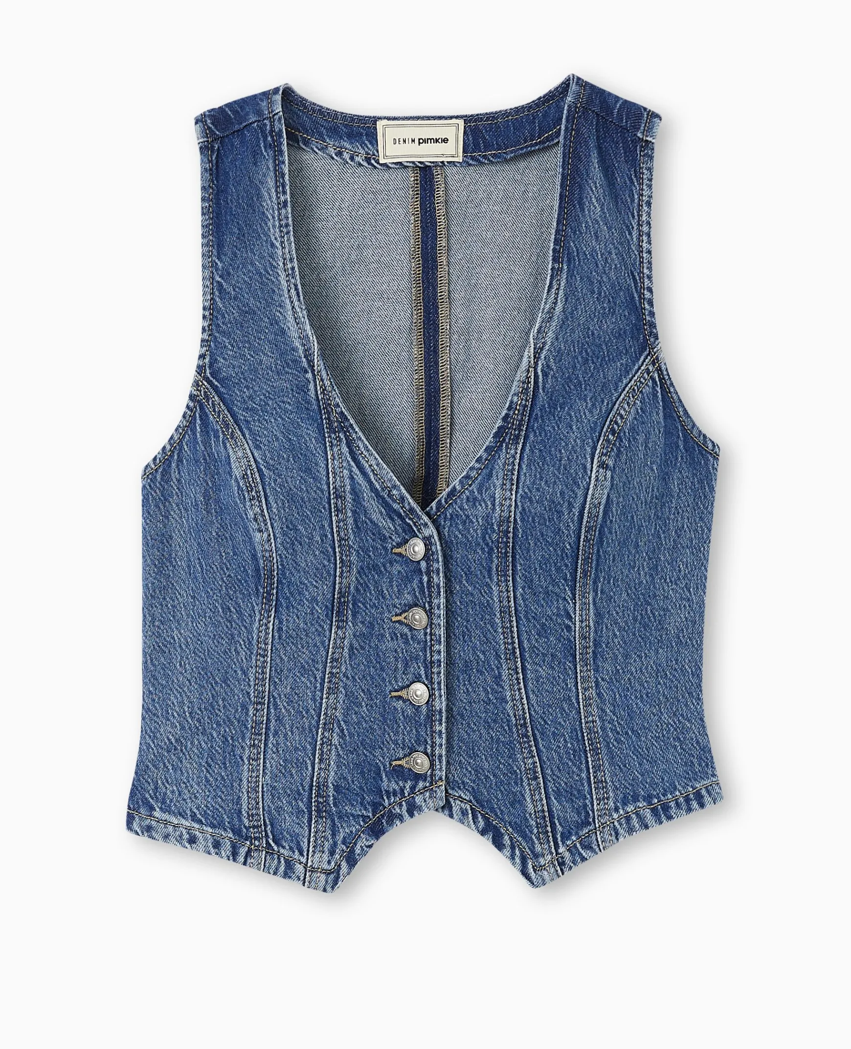 Pimkie Pimkie Positive|Veste Et Blazer^Gilet De Barman En Jean -