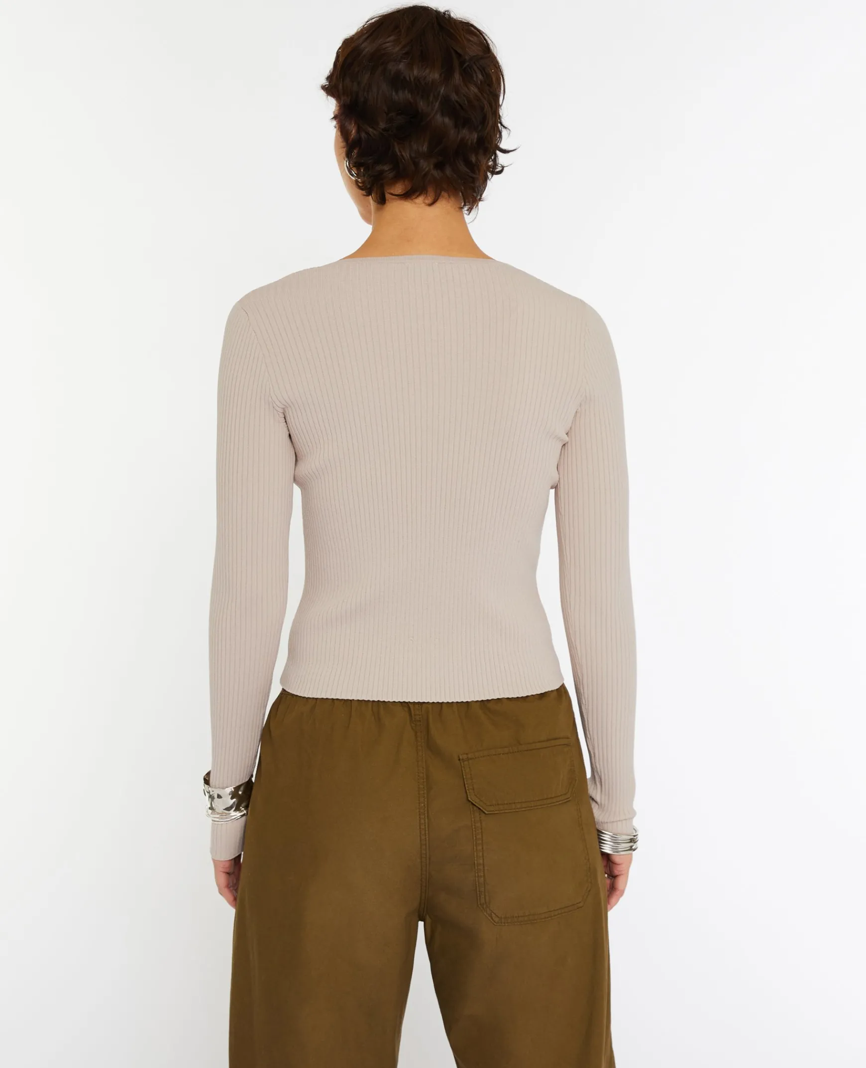 Pimkie Pull Et Gilet^Gilet Fin En Maille Côtelée -