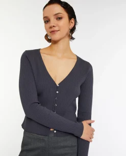 Pimkie Pull Et Gilet^Gilet Fin En Maille Côtelée -