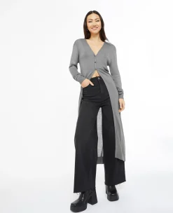 Pimkie Pull Et Gilet^Gilet Long En Maille Fine -
