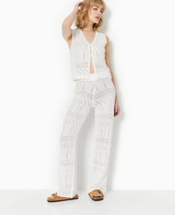 Pimkie Ensembles|Pull Et Gilet^Gilet Sans Manches En Maille Fantaisie Ajourée -