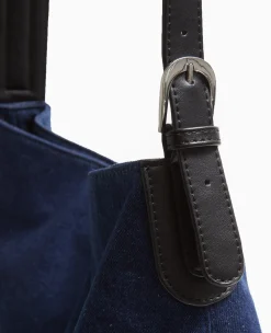 Pimkie Sac|Toute La Collection^Grand Sac En Jean XXL Avec Bandouliè;re Ceinture -