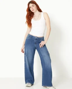 Pimkie Pimkie Positive|Pantalon^Jean Cargo Taille Regular -