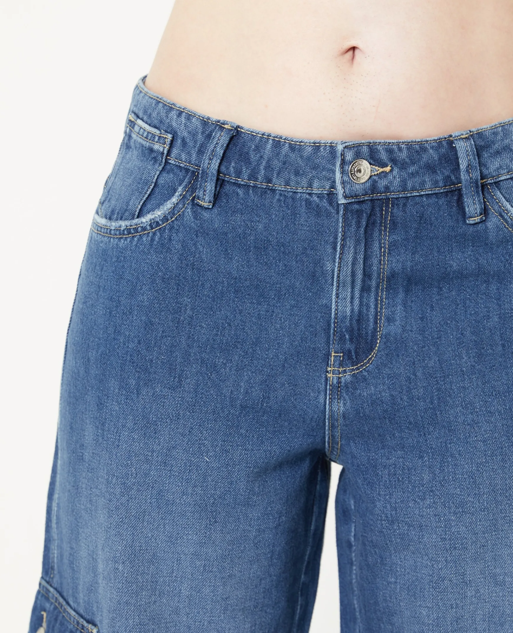 Pimkie Pimkie Positive|Pantalon^Jean Cargo Taille Regular -