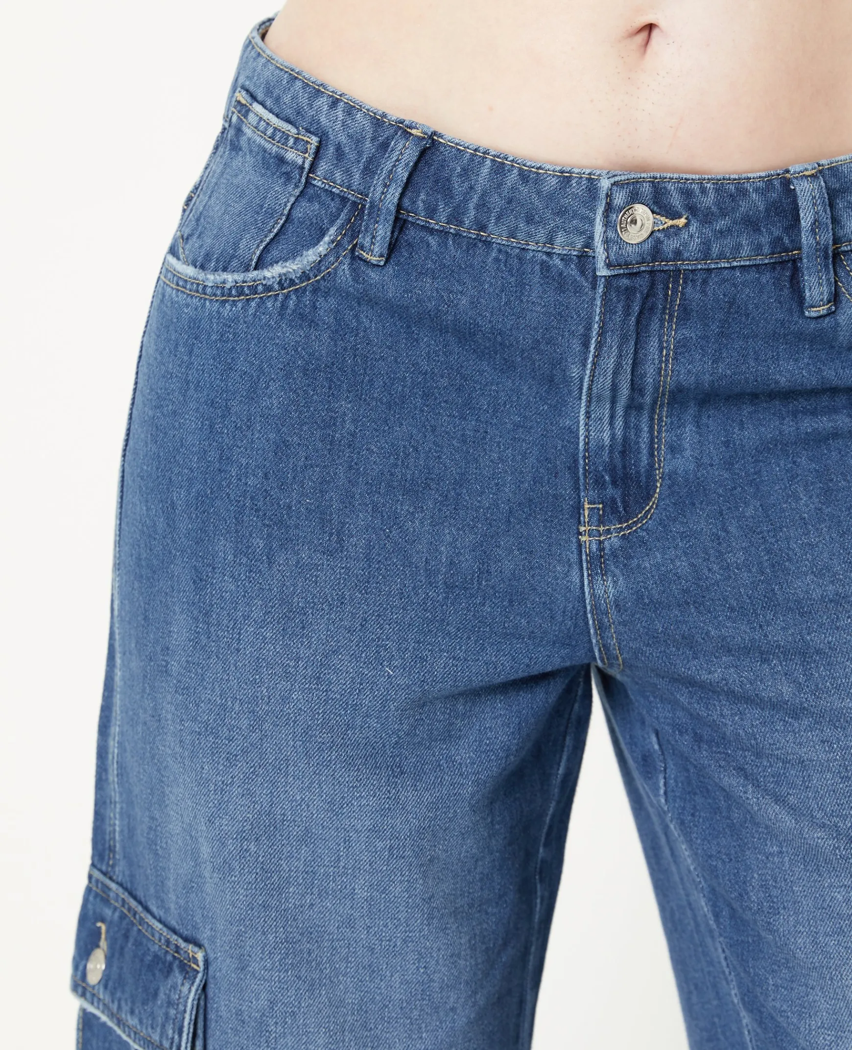 Pimkie Pimkie Positive|Pantalon^Jean Cargo Taille Regular -