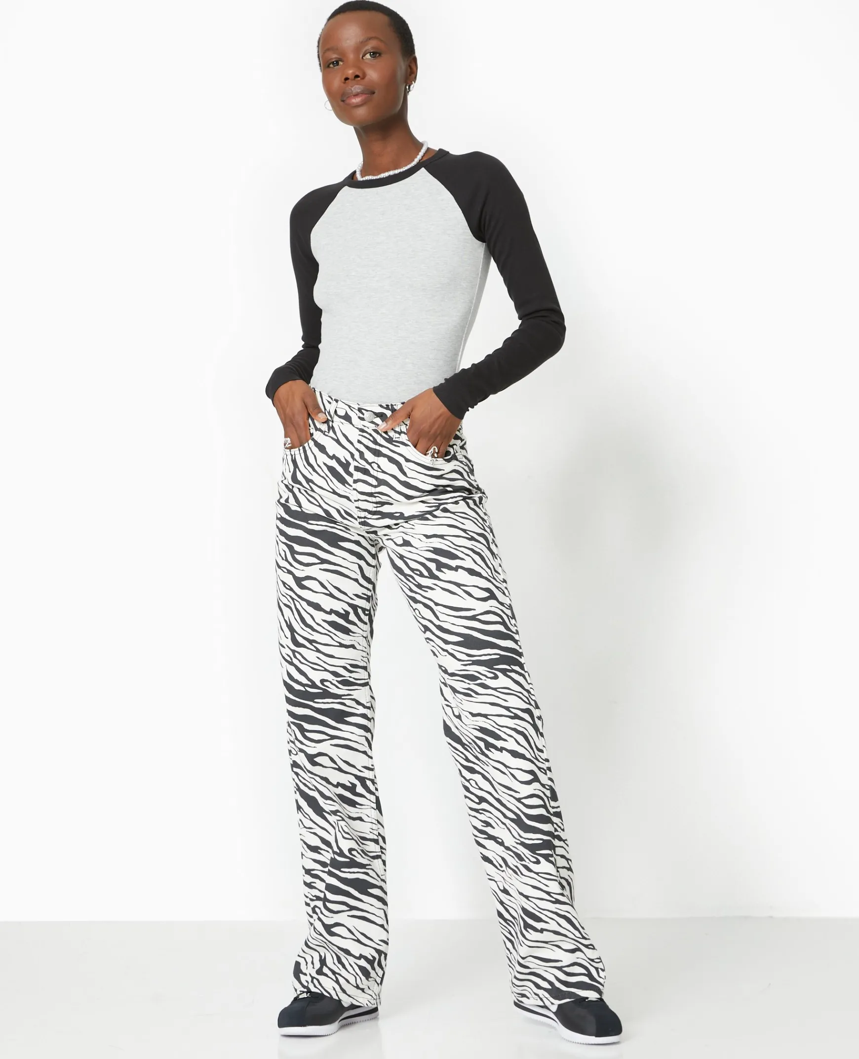 Pimkie Toute La Collection|Jean^Jean Droit Motif Zè;bre -
