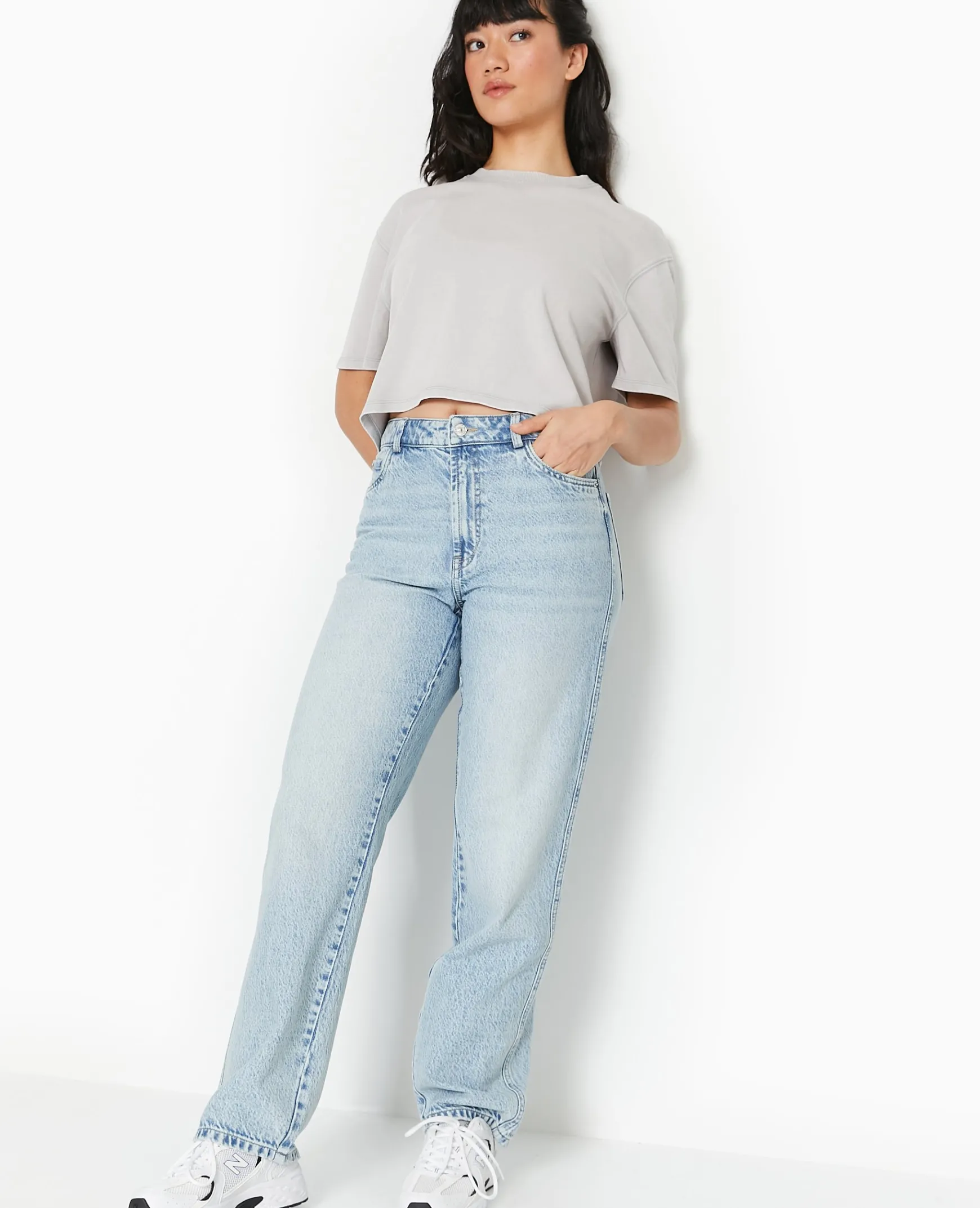Pimkie Pimkie Positive|Jean^Jean Droit Taille Haute -
