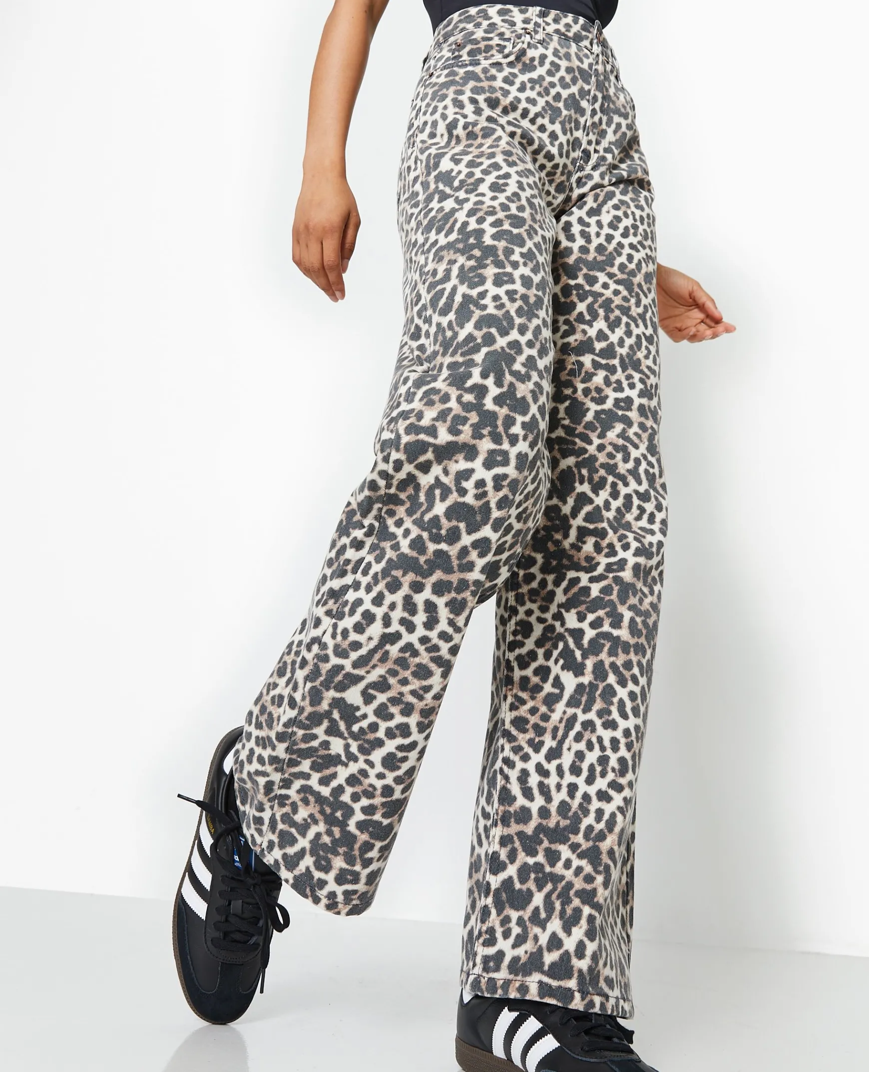 Pimkie Toute La Collection|Jean^Jean Droit Taille Haute Motif Léopard -