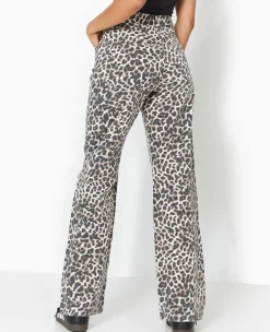 Pimkie Toute La Collection|Jean^Jean Droit Taille Haute Motif Léopard -