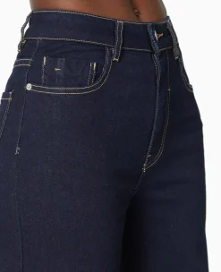 Pimkie Toute La Collection|Jean^Jean Flare Taille Haute Avec Bas Coupés -