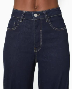 Pimkie Toute La Collection|Jean^Jean Flare Taille Haute Avec Bas Coupés -