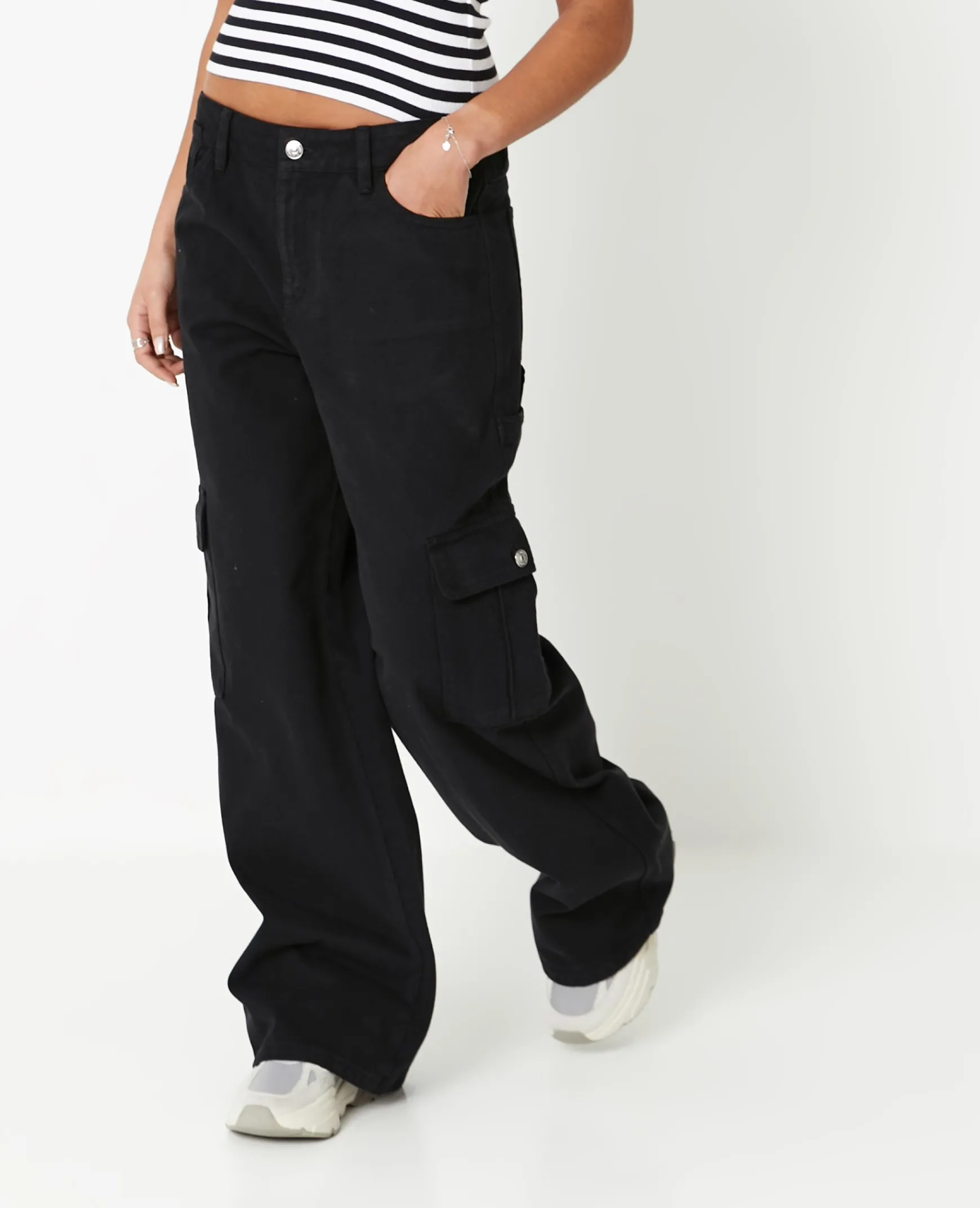 Pimkie Pimkie Positive|Jean^Jean Large Cargo Taille Basse -