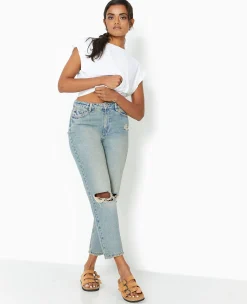 Pimkie Toute La Collection|Pimkie Positive^Jean Mom Taille Haute Destroy -