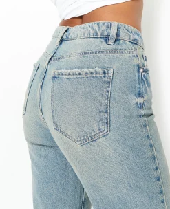 Pimkie Toute La Collection|Pimkie Positive^Jean Mom Taille Haute Destroy -