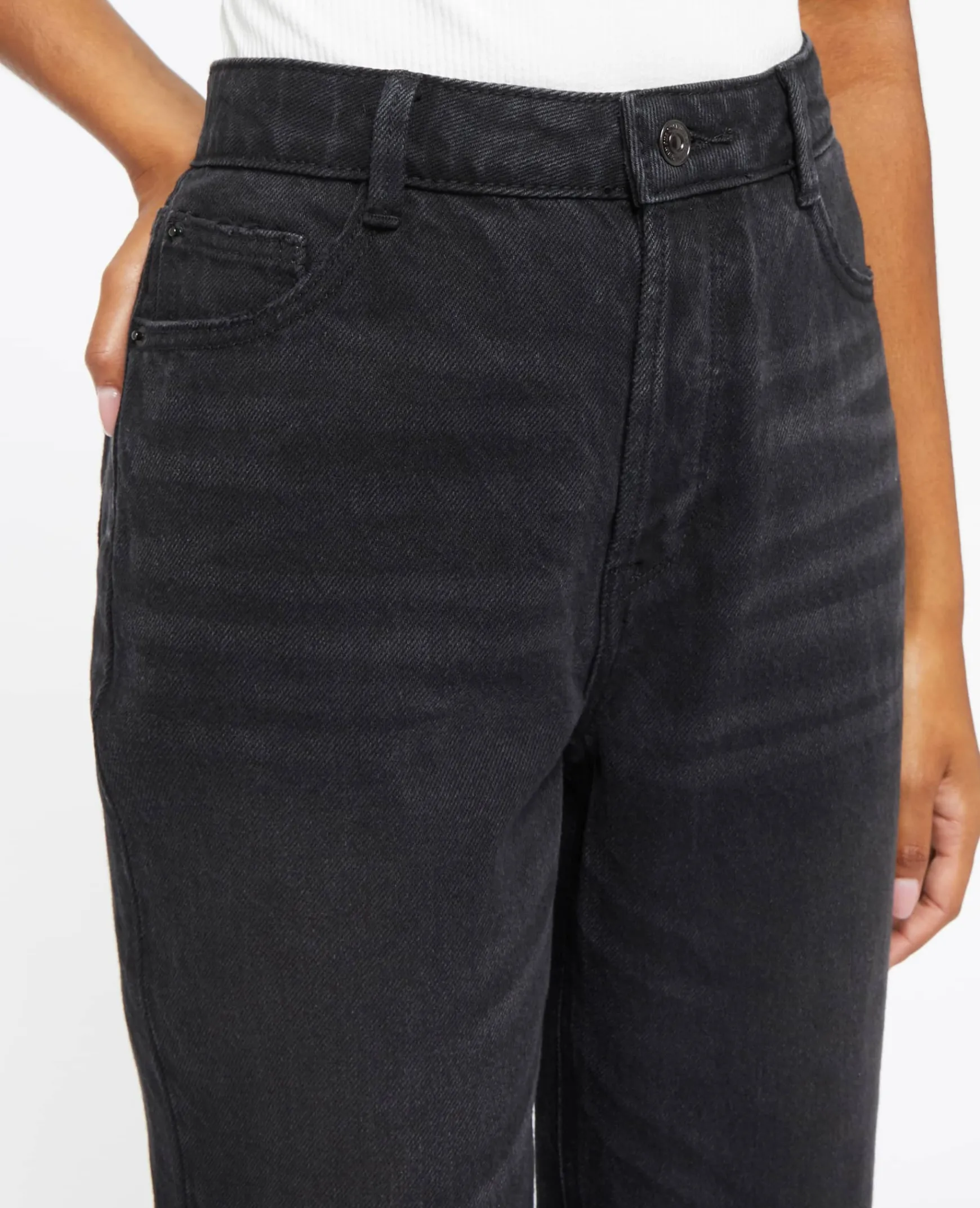 Pimkie Pimkie Positive|Jean^Jean Mom Taille Haute Trashé -