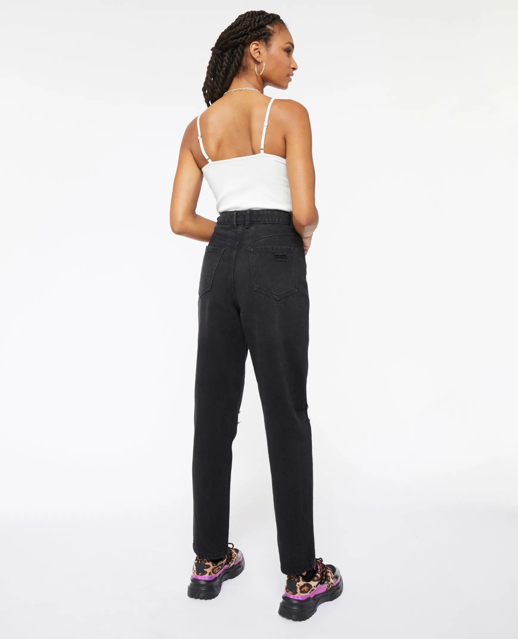 Pimkie Pimkie Positive|Jean^Jean Mom Taille Haute Trashé -
