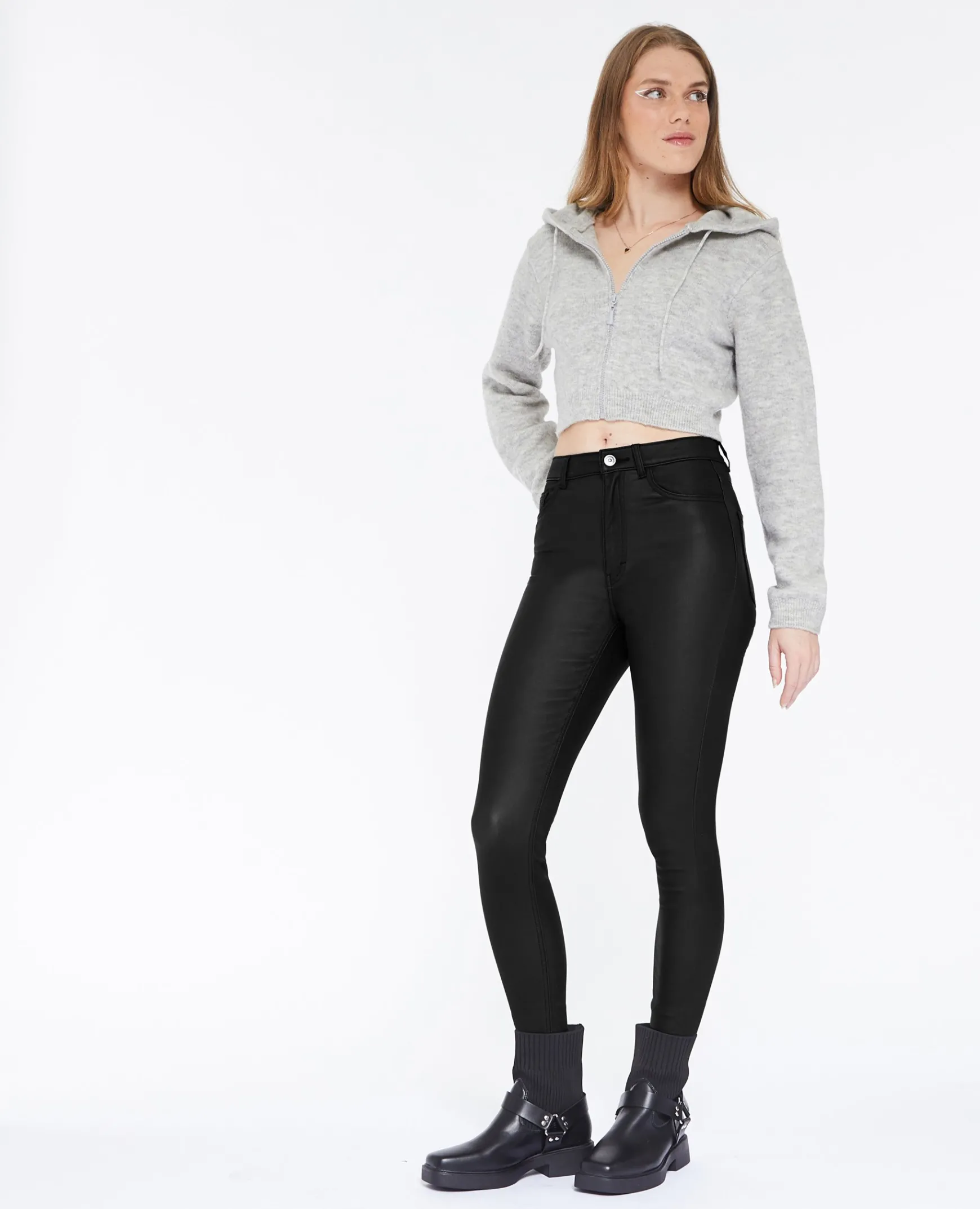 Pimkie Toute La Collection|Jean^Jean Skinny Enduit Effet Cuir -