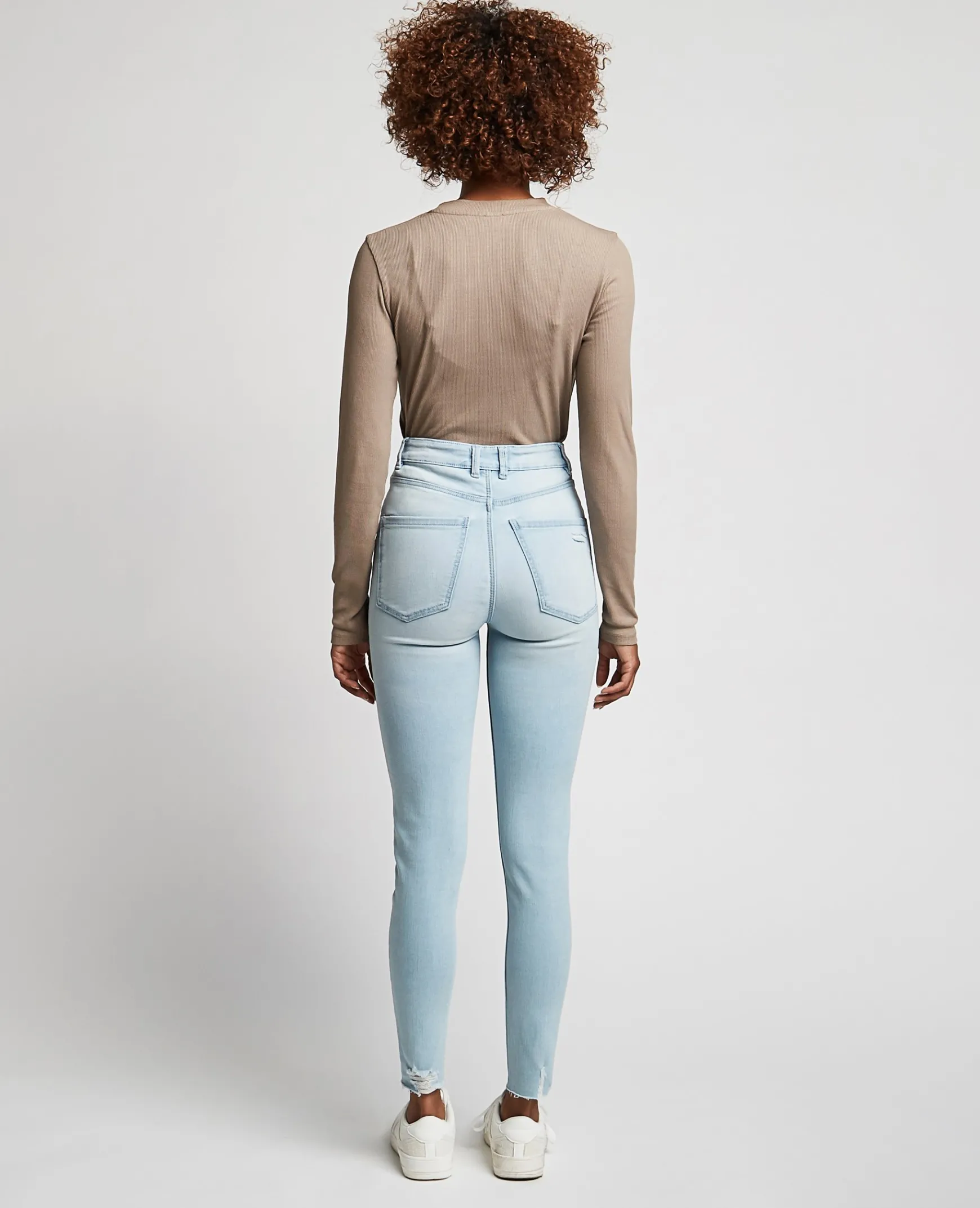 Pimkie Jean^Jean Skinny Taille Haute Trashé -