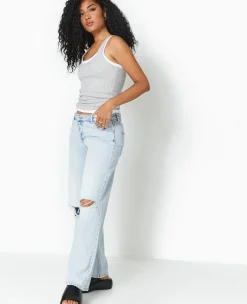 Pimkie Pimkie Positive|Jean^Jean Wide Taille Basse Destroy -