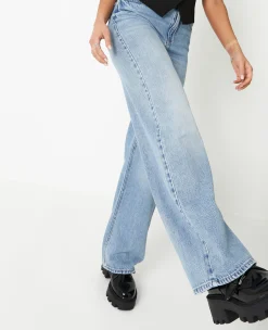 Pimkie Pimkie Positive|Jean^Jean Wide Taille Haute - Bleu