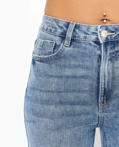Pimkie Toute La Collection|Jean^Jean Wide Taille Haute Avec Bas Coupés -