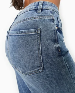 Pimkie Toute La Collection|Jean^Jean Wide Taille Haute Avec Bas Coupés -